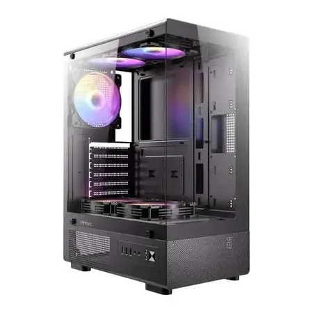 Antec CX300 ARGB Mid Tower Gaming Cabinet Black with 4 x 120MM ARGB Pre-Installed Fans