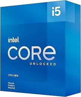 Intel Core i5-11600KF Desktop Processor 1, 6 Cores up to 4.9 GHz Unlocked LGA1200 (500 Series & Select 400 Series Chipset) 125W