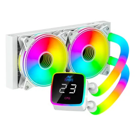 Ant Esports Ice-Glow 240 Argb Cpu Liquid Cooler White (ICE-GLOW-240-ARGB-WHITE)