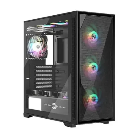 CIRCLE FURIOUS 360 MESH ARGB MID TOWER GAMING CABINET