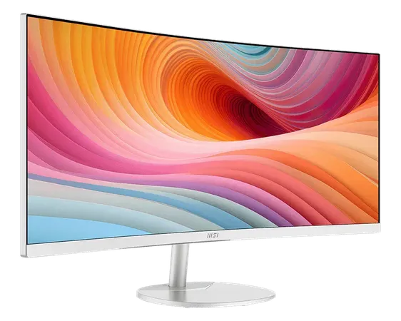 MSI PRO MP341CQW E12 White 34 Inch Business Monitor