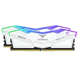 Teamgroup T-Force Delta RGB 32 GB (2 x 16 GB) DDR5-6000 CL30 White (FF4D532G6000HC30DC01)