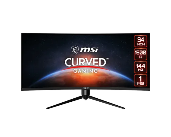 MSI OPTIX 34 INCH MAG342C UWQHD 100HZ CURVED GAMING MONITOR