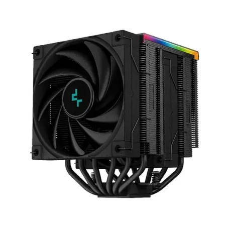 DeepCool AK620 Digital 120mm Dual Tower CPU Air Cooler With ARGB LED Strips (Black)