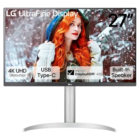 LG 27UP850K-W UHD 4K IPS Monitor VESA DisplayHDR 400 5ms GtG 60 Hz Refresh Rate