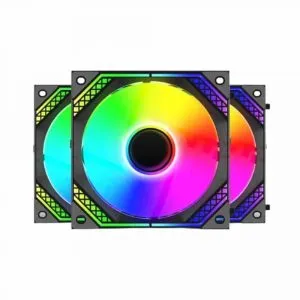Ant Esports Infinity Flow ARGB – 120mm PWM Cabinet Fan Triple Pack