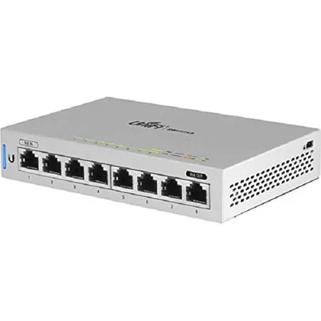 Ubiquiti US-8 Managed Gigabit Switch with 8 Ports and PoE Pass through