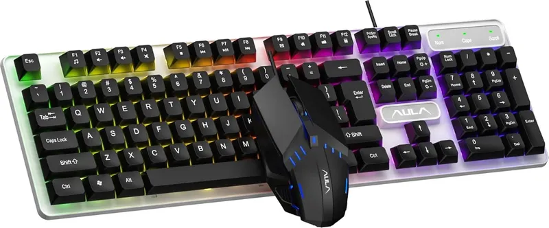 AULA F3061 MEMBRANE GAMING KEYBOARD AND MOUSE COMBO