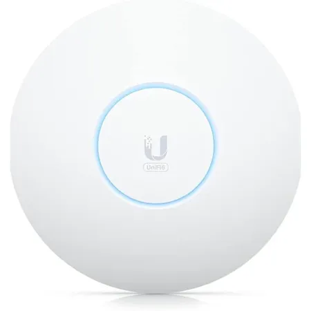 Ubiquiti UniFi U6-Enterprise Ceiling-Mount WiFi 6E Access Point Multi Band 6 GHz Support