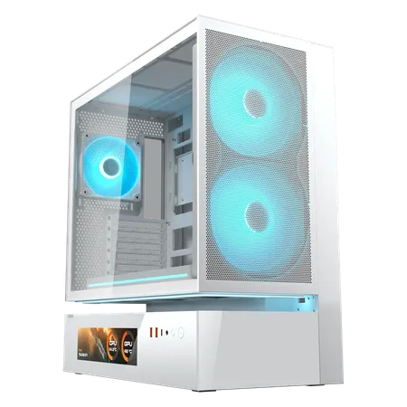 Cougar CFV235 Mesh Vision White Cabinet