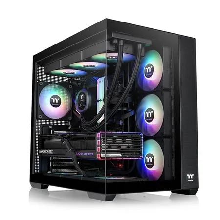 Thermaltake View 380 TG ARGB Snow Mid Tower Chassis (CA-1Z2-00M6WN-00)