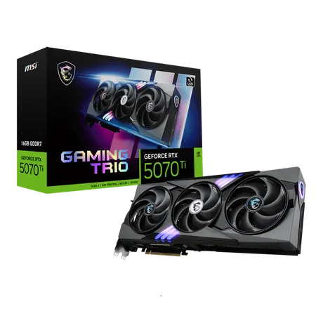MSI GEFORCE RTX 5070 TI GAMING TRIO OC PLUS 16GB GDDR7 GRAPHIC CARD