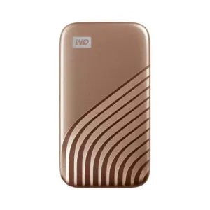 Western Digital 2TB My Passport Portable External SSD with Speed upto 1050MB/s and 5 Years Warranty, Gold
