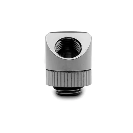 EK-Quantum Torque - 45° Female to Female Static Adapter Fitting - Black Nickel