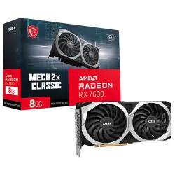 MSI Radeon RX 7600 MECH 2X CLASSIC OC 8GB AMD Graphic Card