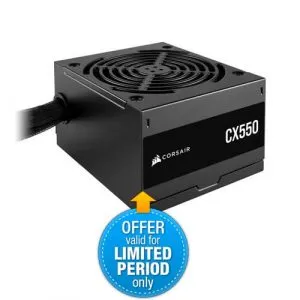CORSAIR CX550 550W 80+ Bronze Non Modular ATX 2.0 Power Supply
