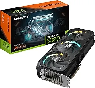 GIGABYTE Geforce RTX 5080 Gaming OC 16G Graphics Card, WINDFORCE Cooling System, 16GB 256-Bit GDDR7, pci_e_x16 GV-N5080GAMING OC-16GD Video Card