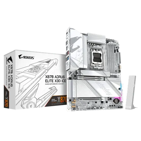GIGABYTE X870 Aorus Elite X3D Ice Wifi7 DDR5 AMD Motherboard