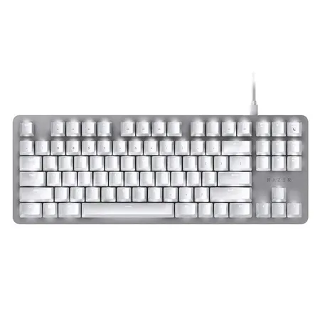 RAZER BlackWidow Lite Tenkeyless Mechanical Wired Gaming Keyboard ( Mercury ) ( Razer Orange Switch )