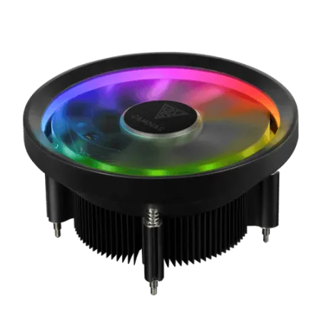 GAMDIAS Boreas E1L-010 RGB 90mm Single Tower CPU Air Cooler ( Black )