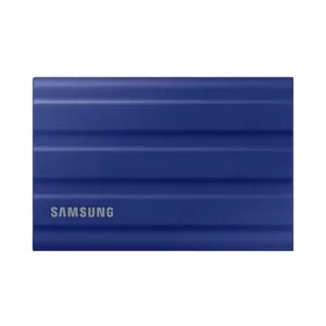 Samsung 1TB T7 Shield Portable SSD USB 3.2 Gen 2 Type-C (10 Gbps) External SSD, Speed Up to 1050MB/s Read and 1000MB/s Write, Rugged, IP65 Water & Dust Resistant, for Photographers, Content Creators and Gaming Windows, MacOS & Android Compatible, Blue