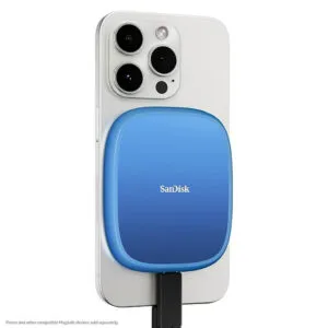 SanDisk 1TB Creator Phone SSD Compatible with MagSafe & up to 1,000 MB/s & USB-C External SSD with 5 Years Warranty