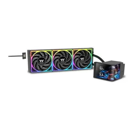 Thermaltake MAGCurve 360 Ultra ARGB Sync 360mm AIO Liquid Cooler Black (CL-W453-PL12SW-A)