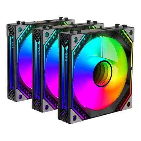 ALSEYE MIRROR III 120mm 3in1 Interlocking Case Fan Kit (White)