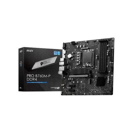 Msi Pro B760M-P Ddr4 Lga1700 Matx Motherboard