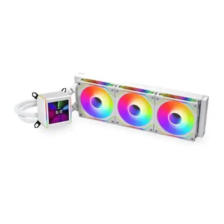 Lian Li Galahad II Lcd SL-INF Argb 360mm Cpu Liquid Cooler (White) (G89-GA2ALCD36INW-IN)