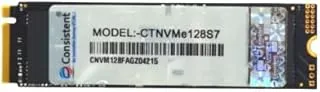 Consistent 128GB NVMe PCIe M.2 SSD 2280, 3D NAND with SLC Cache, Up to 2200MB/s, 5 Years Warranty