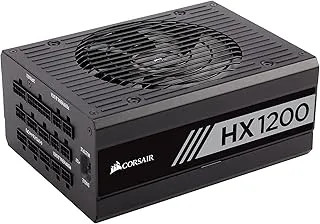 Corsair HX1200 1200 Watt 80+ Platinum Certified Fully Modular PSU/Power Supply for PC - CP-9020140-IN (Black)