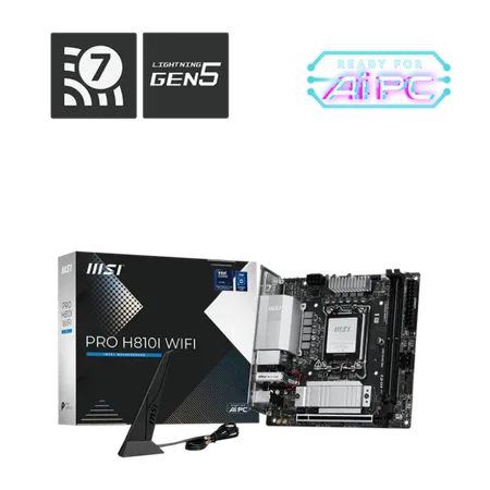 MSI Pro H810I Wifi7 DDR5 Intel Motherboard