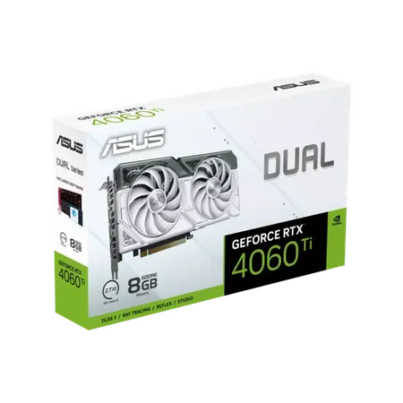 ASUS Dual GeForce RTX 4060 Ti EVO 8GB OC White Graphic Card
