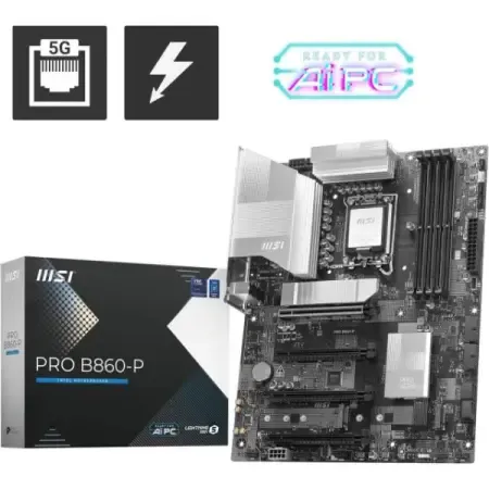 MSI B860 Gaming Plus WiFi LGA1851 ATX Motherboard (B860-GAMING-PLUS-WIFI)
