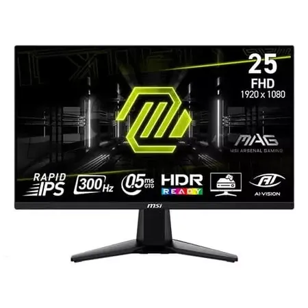 MSI MAG 255XF 25 Inch 1920x1080 (FHD) IPS 300Hz Ga...