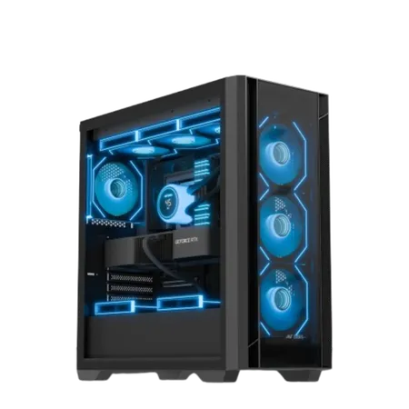 ANT ESPORTS AQUA 360 4F EATX Mid Tower Cabinet ( Black )