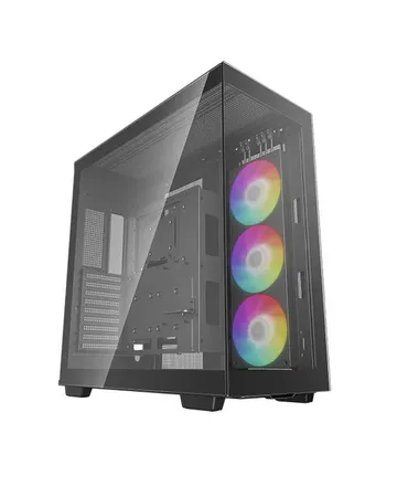 DeepCool CH780 ARGB Tempered Glass Side Panel E-ATX Full-Tower Premium Gaming Cabinet - Black (Copy)