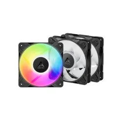 Arctic P12 Pro A-RGB Cabinet Fan (Triple Pack) - Black