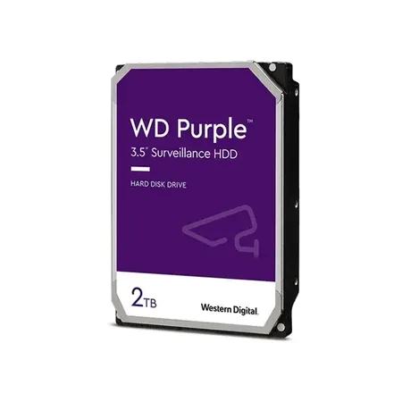 Western Digital WD 2TB Purple Surveillance Internal Hard Drive with Transfer Rate Upto 175MB/s and 3 Years Limited Warranty
