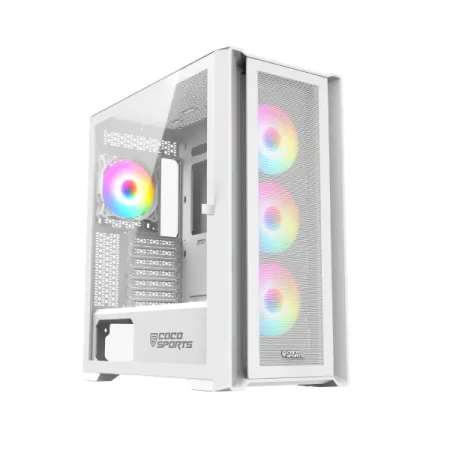 Coconut RAMPAGE 5000D Gaming Cabinet – White