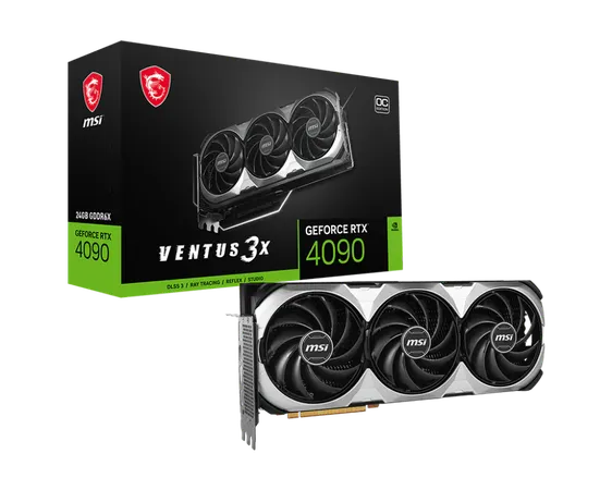 MSI GeForce RTX 4090 VENTUS 3X 24G OC Graphic Card