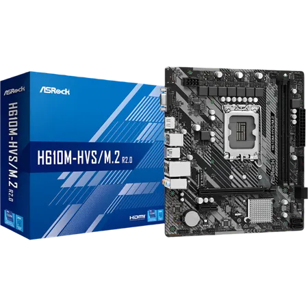 ASRock H610M-HDV/M.2 LGA 1700 DDR4 Micro ATX Intel Motherboard