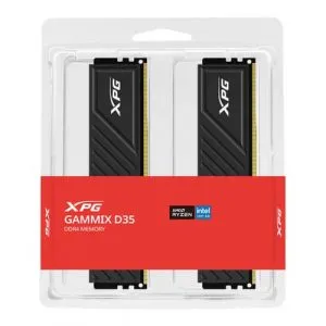Adata XPG 64GB (32GB x 2) 3200Mhz GAMMIX D35 Memory (RAM) Black