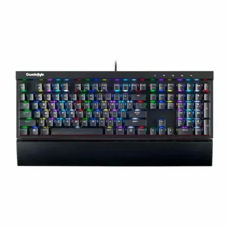 Cosmic Byte CB-GK-29 Black Eye PRO Wired Per Key RGB Mechanical Keyboard, Upgraded with Swappable Switches, Software and Outemu Blue Switches (Black)
