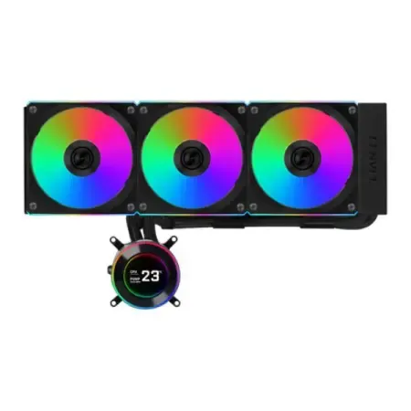 Lian Li Hydroshift II LCD-C 360CL 360mm CPU Liquid Cooler Black (G89-GHS2LCD36RB-IN)