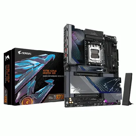 Gigabyte X870E AORUS MASTER X3D AMD AM5 Socket DDR5 Motherboard