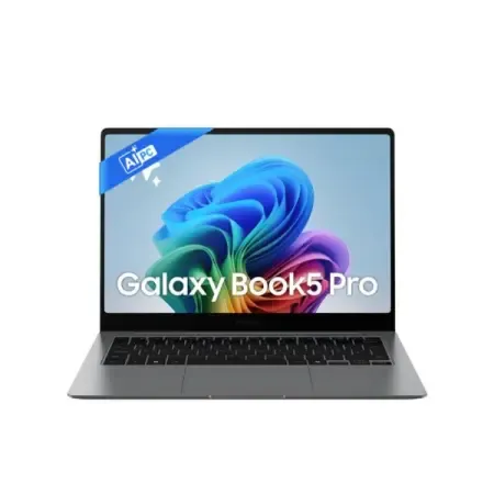 Samsung Galaxy Book5 Pro NP940XHA-LG1IN Notebook Laptop (Intel Core Ultra 5/16 GB/512 GB SSD/Intel Arc Graphics/Windows 11 Home/MSOffice/Dynamic AMOLED 2X), 35.56 cm – 14 inch, Grey