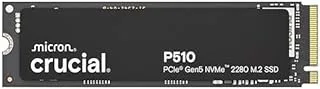 Crucial® P510 2TB PCIe Gen5 NVMe™ 2280 M.2 SSD with heatsink