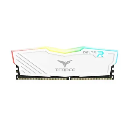 Teamgroup T-Force Delta RGB 16GB (16GBx1) DDR4 3200Mhz CL16 Desktop RAM White (TF4D416G3200HC16F01)